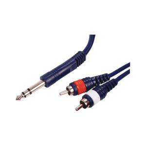 6.5 Stereo to 2RCA male 1.8m and 3m