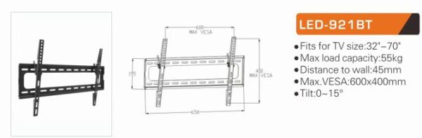 Wall Mount LED-921BT - Image 2