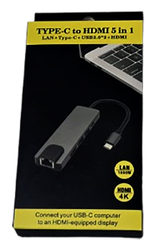 Type C to HDMI 5 in 1